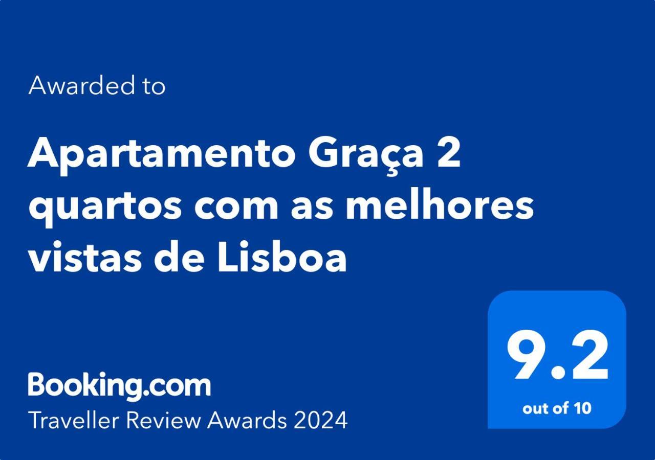 Apartamento Graca 2 Quartos Com As Melhores Vistas De Lisboa Daire Dış mekan fotoğraf